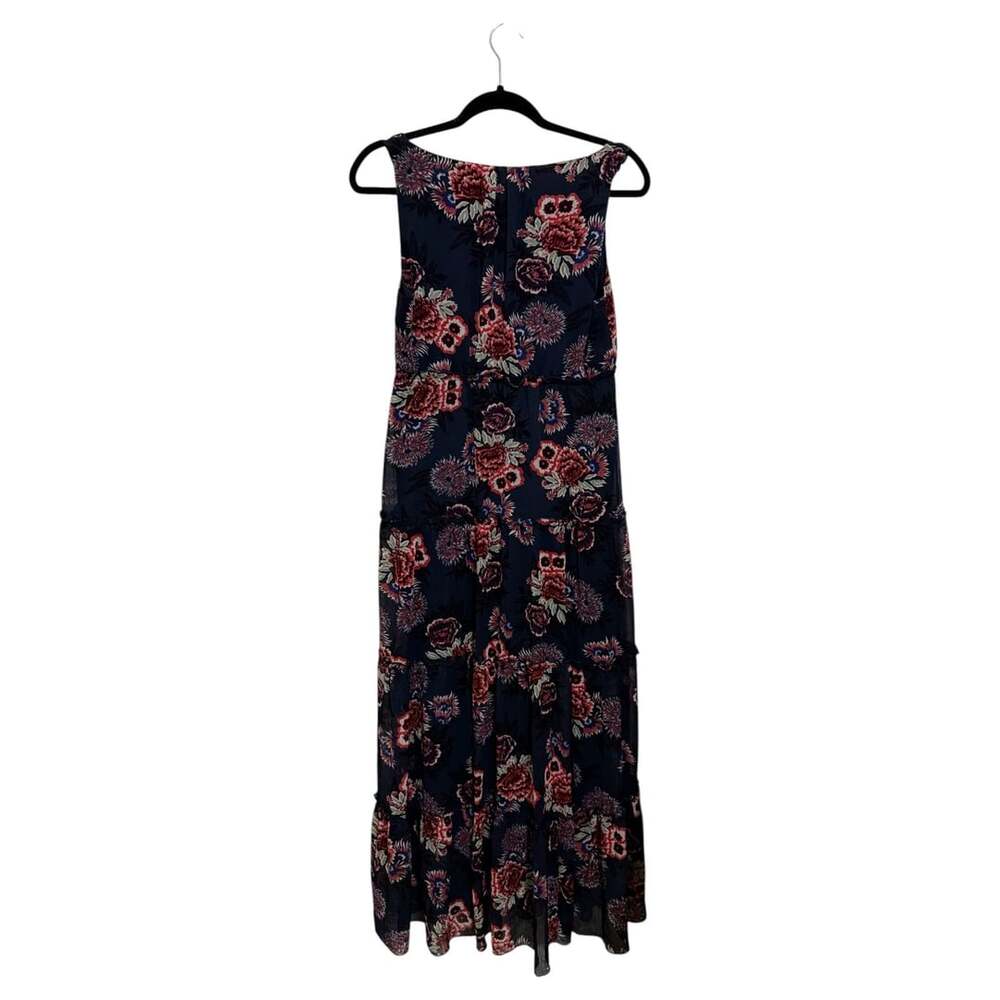 Size Small Style & Co. Women's Sleeveless Floral Tiered Chiffon Maxi Dress - Picture 2 of 2